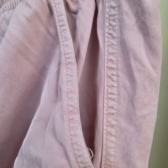 Time and Tru Dusty Pink Women's Parachute Cargo Jogger Pants - Picture 7 of 13